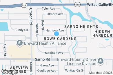 Map image of the property - 1865 Washington Ave