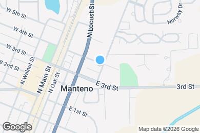 Map image of the property - 395 N Birch St