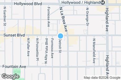 Map image of the property - 1446 N Detroit St