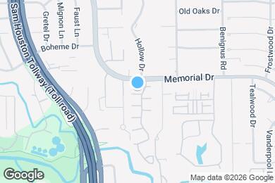 Map image of the property - 12625 Memorial Dr