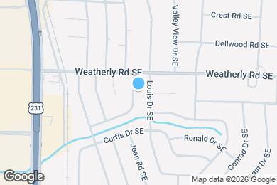 Map image of the property - 10007 Camille Dr SE