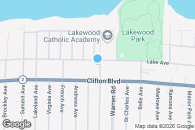 Map image of the property - 14901 Lake Ave