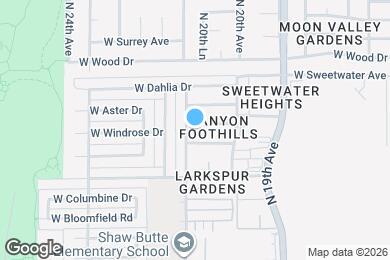 Map image of the property - 2041 W Windrose Dr