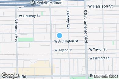 Map image of the property - 3130 W Arthington St