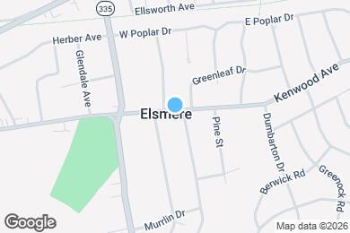 Map image of the property - 264 Kenwood Ave