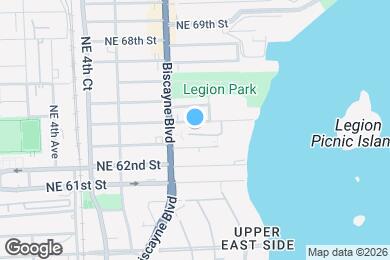 Map image of the property - 650 NE 64th St