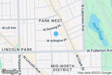 Map image of the property - 560 W Arlington Pl