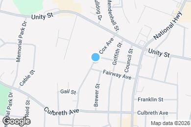 Map image of the property - 705 Cox Ave