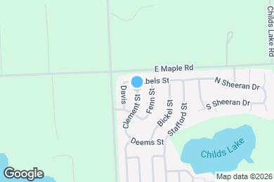 Map image of the property - 4038 Clement St