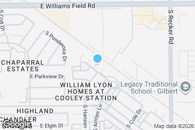 Map image of the property - 3694 E Yeager Dr