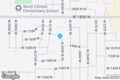 Map image of the property - 1649 N 2530 W