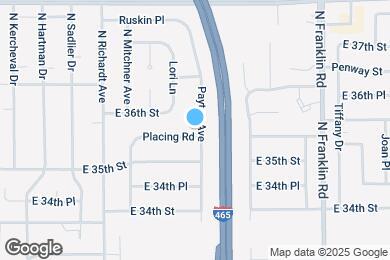 Map image of the property - 3536 Payton Ave