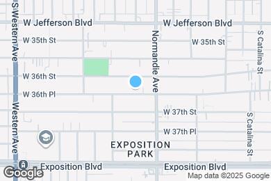 Map image of the property - 1443 W 36th Pl