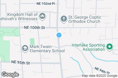Map image of the property - 9730 132nd Ave NE