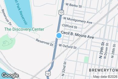 Map image of the property - 1621 N 33rd St