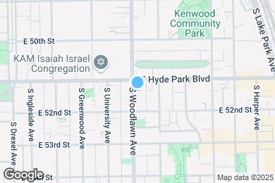 Map image of the property - 5113 S Woodlawn Ave