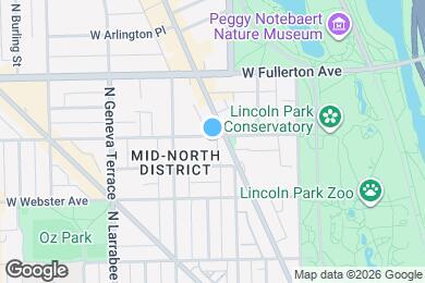 Map image of the property - 421 W Belden