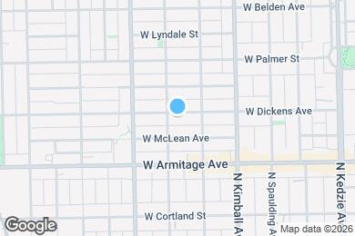 Map image of the property - 3525 W Dickens Ave