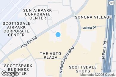 Map image of the property - The Core Scottsdale