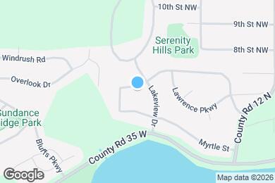 Map image of the property - 1018 Ridgehaven Cir