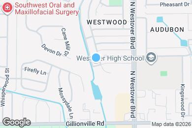 Map image of the property - 1215 Westwood Dr