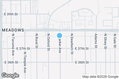Map image of the property - 3772 N Parker Ave