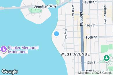 Map image of the property - Flamingo Point 1500 Bay Road, Unit AC-2207