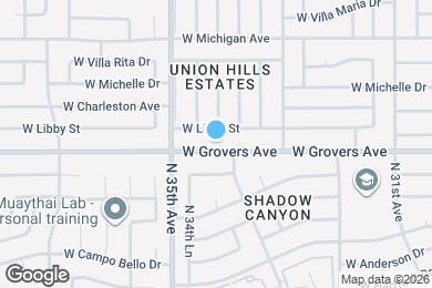 Map image of the property - 3420 W Grovers Ave