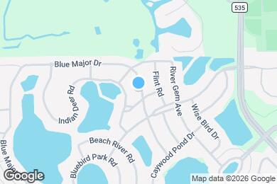 Map image of the property - 4858 Blue Major Dr