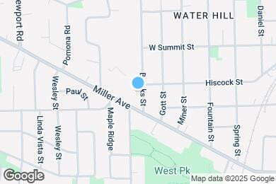Map image of the property - 629 Brooks St