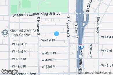 Map image of the property - 611 1/2 W 41st Pl