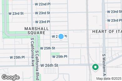 Map image of the property - 2622 W Luther St