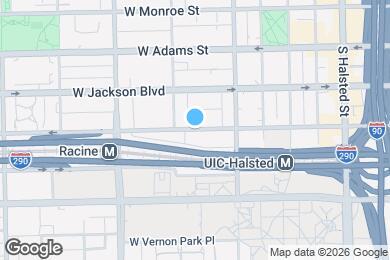 Map image of the property - 1049 W Van Buren St