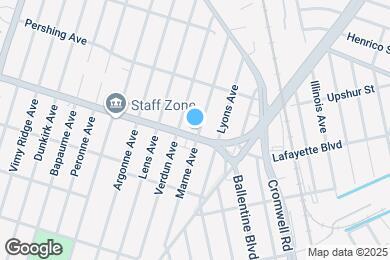 Map image of the property - 2808 Lafayette Blvd