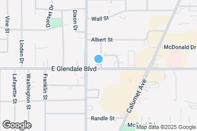 Map image of the property - 407 Glendale Blvd