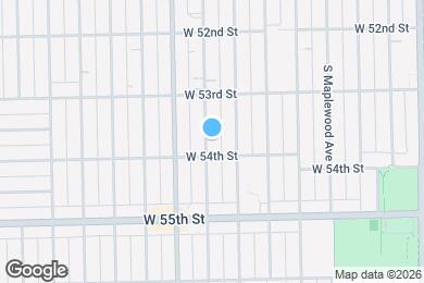 Map image of the property - 5347 S Fairfield Ave