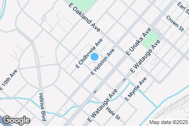 Map image of the property - 907 E Holston Ave