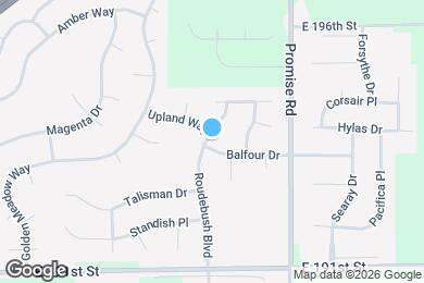 Map image of the property - 10870 Balfour Dr