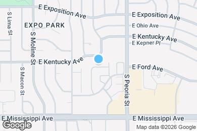 Map image of the property - 11961 E Kepner Dr