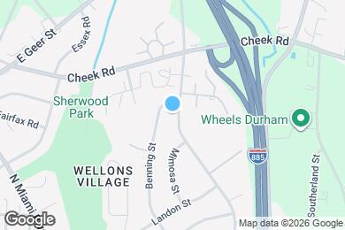 Map image of the property - 647 N Hardee St