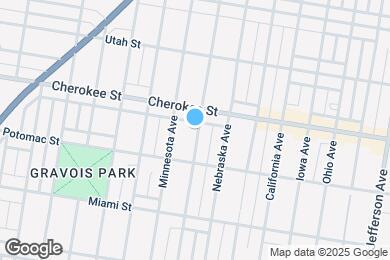 Map image of the property - 3425 Pennsylvania Ave