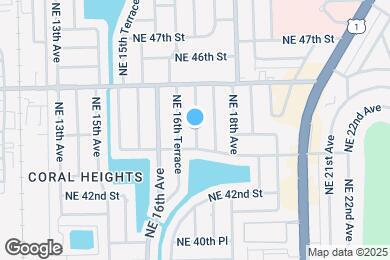 Map image of the property - 4400 NE 17th Ave