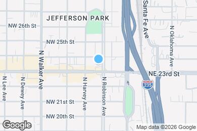 Map image of the property - 2409 N Robinson Ave