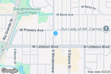 Map image of the property - 5640 S Windermere St