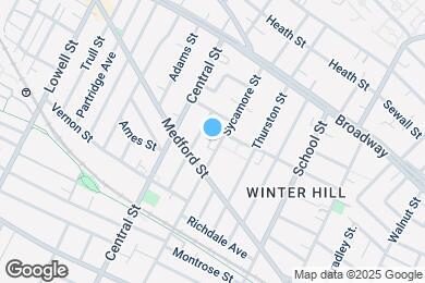 Map image of the property - 116 Sycamore St