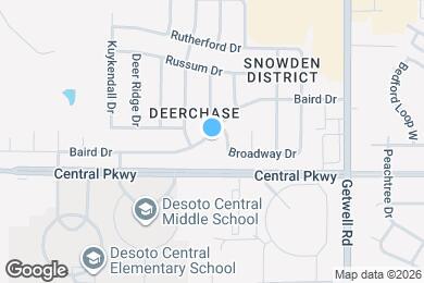 Map image of the property - 2717 Baird Dr