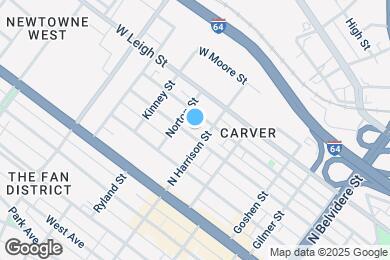 Map image of the property - 1208 W Clay St