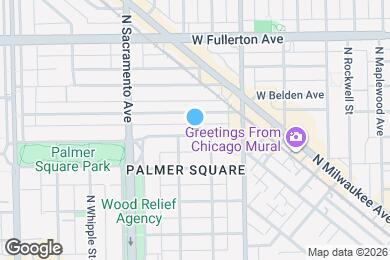 Map image of the property - 2852 W Palmer St