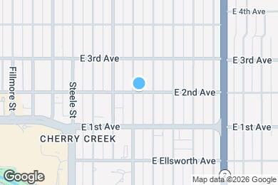 Map image of the property - 3527 E 2nd Ave