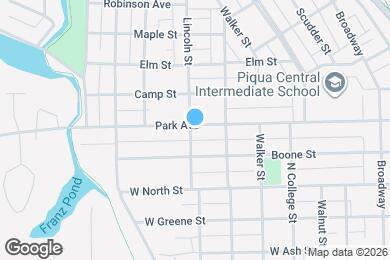 Map image of the property - 929 Park Ave